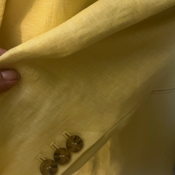 100% Fully Lines Linen Blazers - Picture 4 of 13